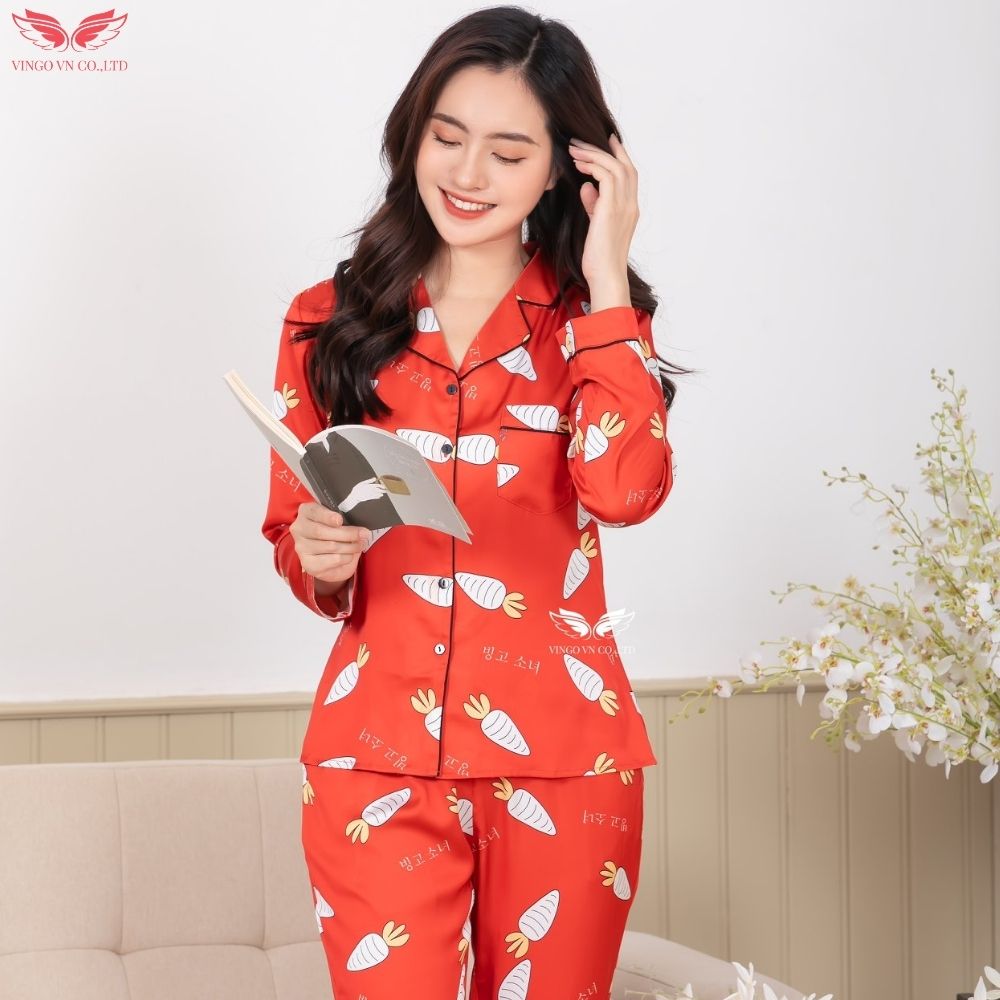 Đồ ngủ Pijama dài Strawberry  Hồng Nhiều size M L XL Giá tốt Bao  Đổi Trả 042023