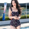 Đồ bơi bikini liền thân cánh hoa B142