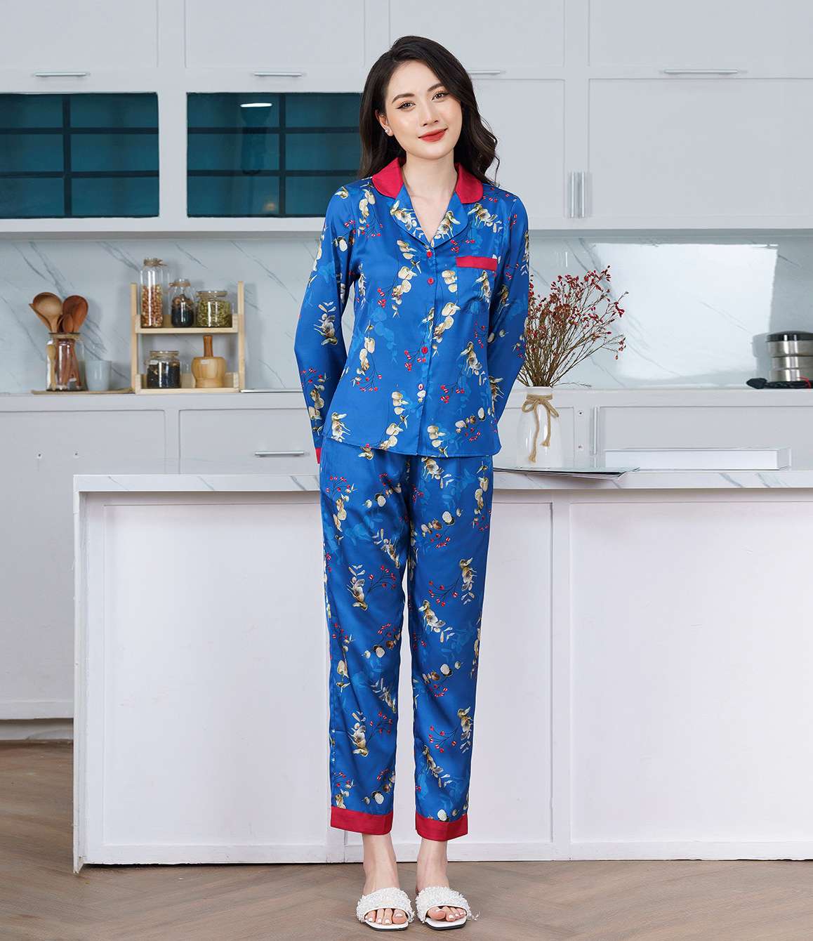 Bộ pijama H646 tay dài quần dài