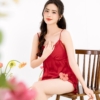 Bộ đồ ngủ nữ áo hai dây quần cộc N386