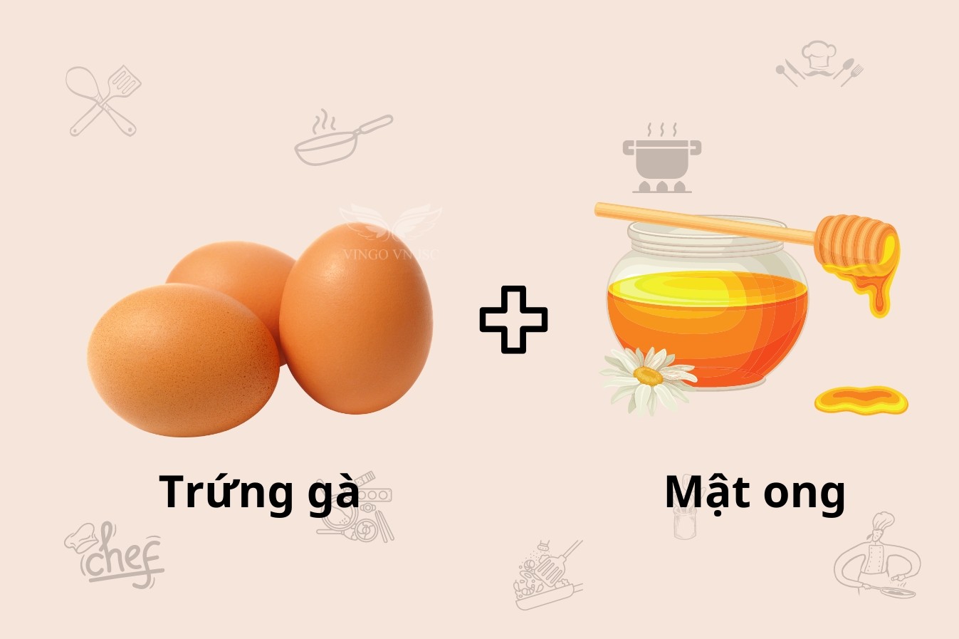 Công thức 1: Trứng gà + Muối