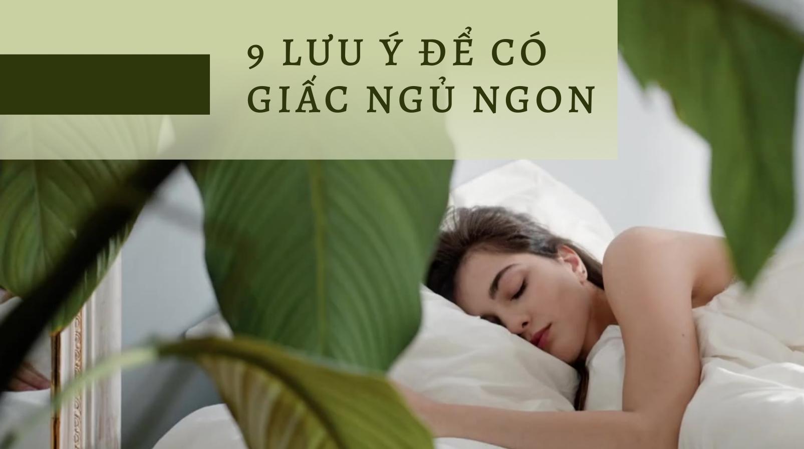 lưu ý khi đi ngủ để có một giấc ngủ ngon Vingo Việt Nam