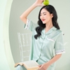 do bo pijama lụa huong tao tay coc quan dai H1035